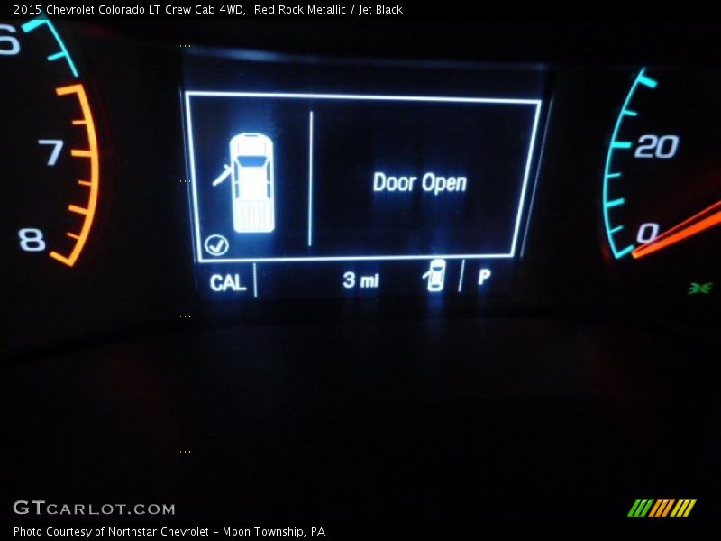Red Rock Metallic / Jet Black 2015 Chevrolet Colorado LT Crew Cab 4WD