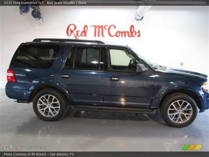 Blue Jeans Metallic / Dune 2015 Ford Expedition XLT