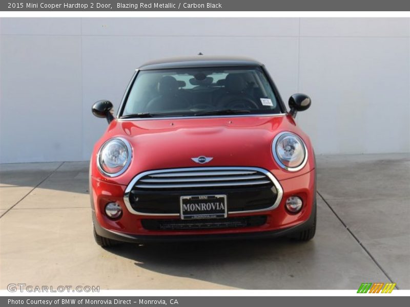 Blazing Red Metallic / Carbon Black 2015 Mini Cooper Hardtop 2 Door