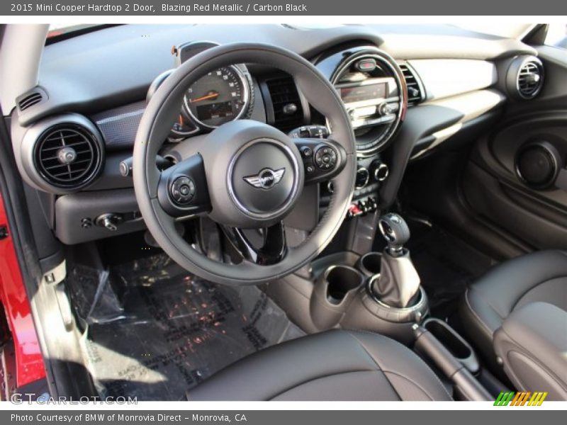 Blazing Red Metallic / Carbon Black 2015 Mini Cooper Hardtop 2 Door