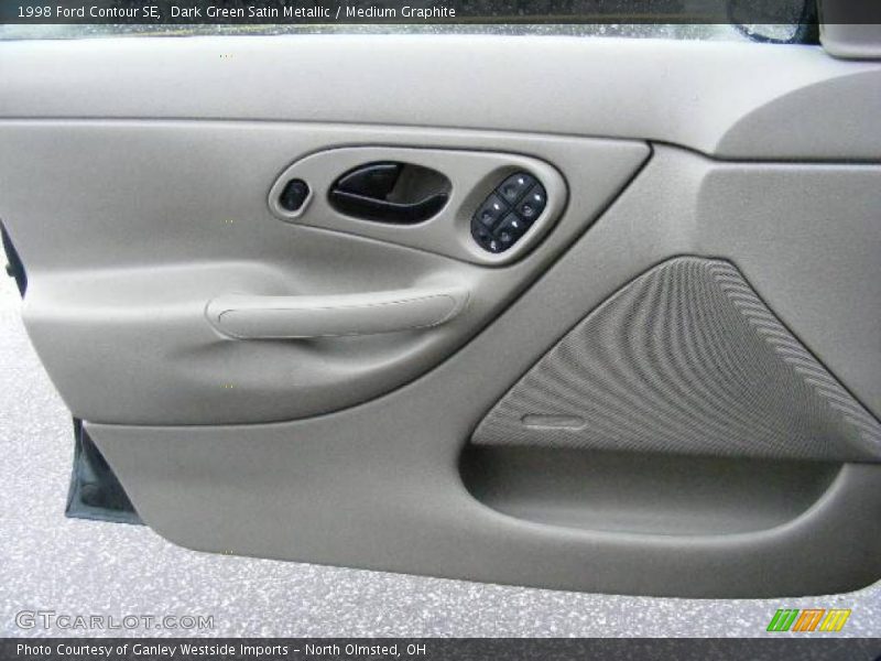 Dark Green Satin Metallic / Medium Graphite 1998 Ford Contour SE