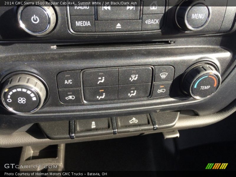 Summit White / Jet Black/Dark Ash 2014 GMC Sierra 1500 Regular Cab 4x4