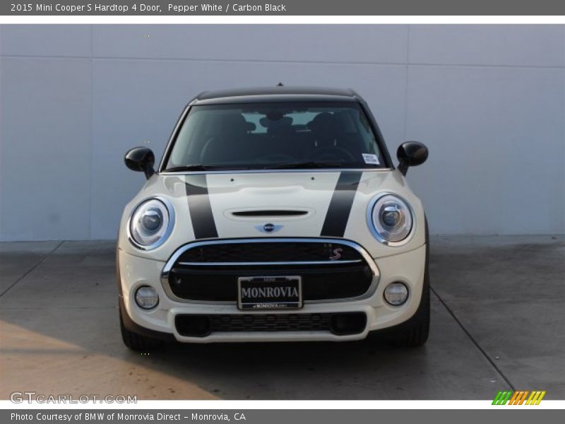 Pepper White / Carbon Black 2015 Mini Cooper S Hardtop 4 Door