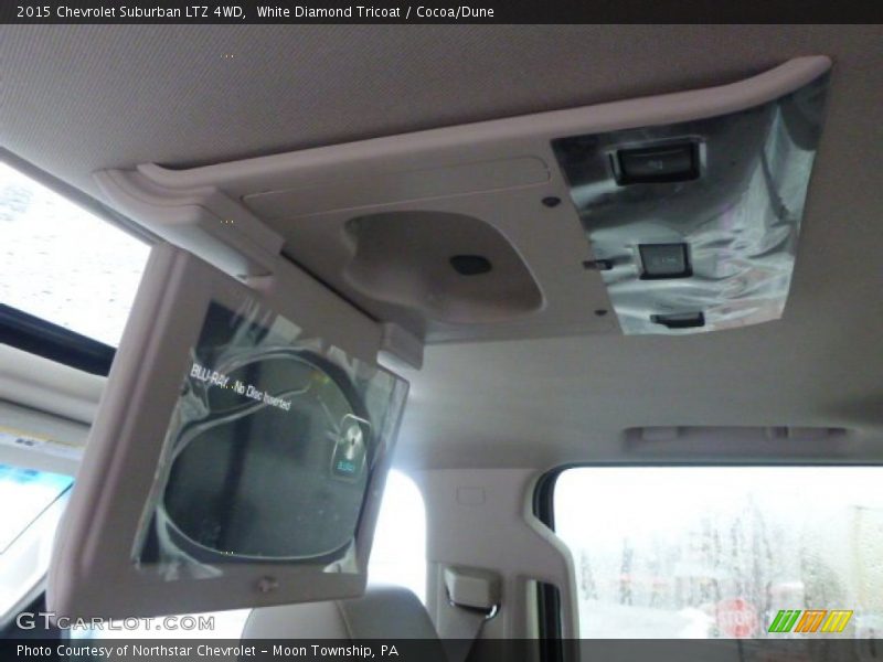 White Diamond Tricoat / Cocoa/Dune 2015 Chevrolet Suburban LTZ 4WD