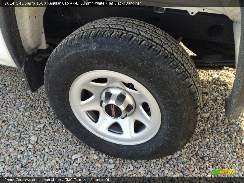 Summit White / Jet Black/Dark Ash 2014 GMC Sierra 1500 Regular Cab 4x4