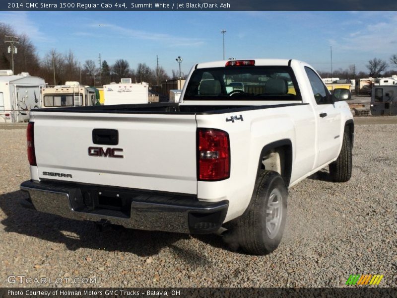 Summit White / Jet Black/Dark Ash 2014 GMC Sierra 1500 Regular Cab 4x4