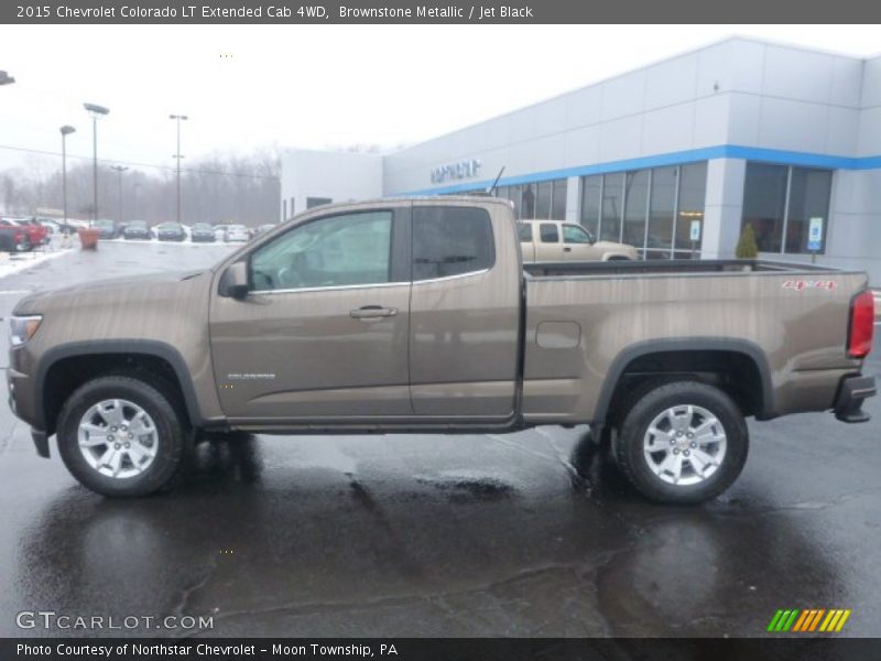 Brownstone Metallic / Jet Black 2015 Chevrolet Colorado LT Extended Cab 4WD