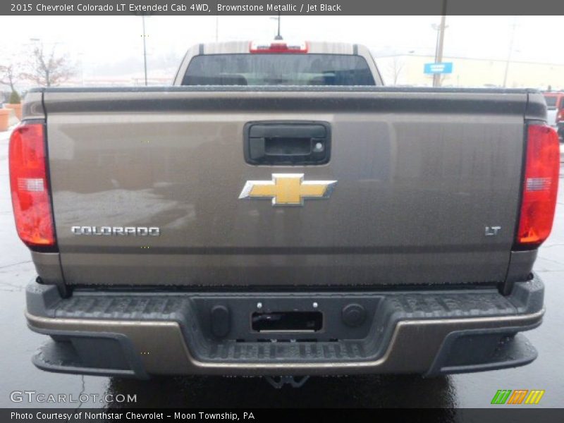 Brownstone Metallic / Jet Black 2015 Chevrolet Colorado LT Extended Cab 4WD