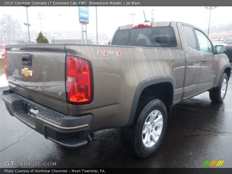 Brownstone Metallic / Jet Black 2015 Chevrolet Colorado LT Extended Cab 4WD