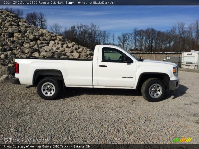 Summit White / Jet Black/Dark Ash 2014 GMC Sierra 1500 Regular Cab 4x4