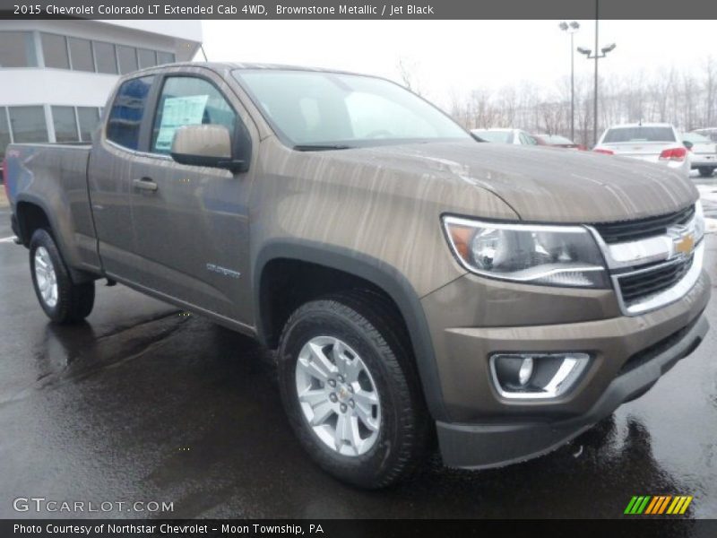 Brownstone Metallic / Jet Black 2015 Chevrolet Colorado LT Extended Cab 4WD