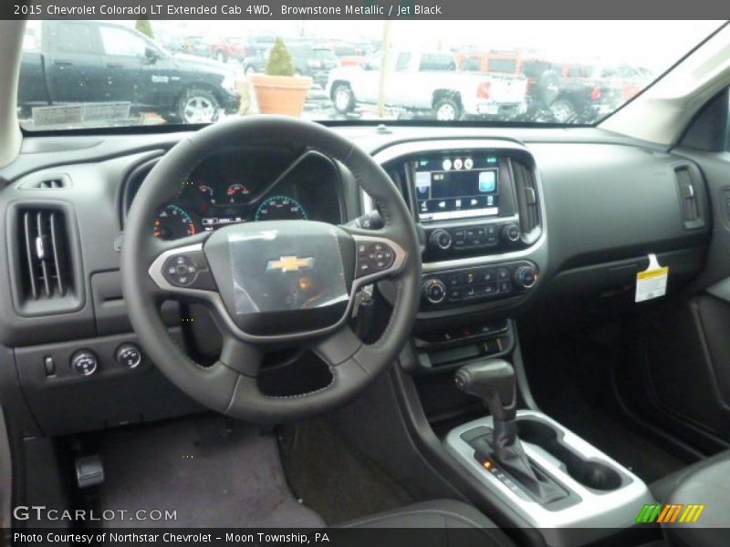 Brownstone Metallic / Jet Black 2015 Chevrolet Colorado LT Extended Cab 4WD