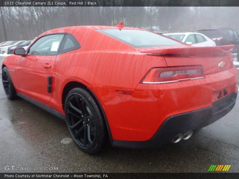 Red Hot / Black 2015 Chevrolet Camaro ZL1 Coupe