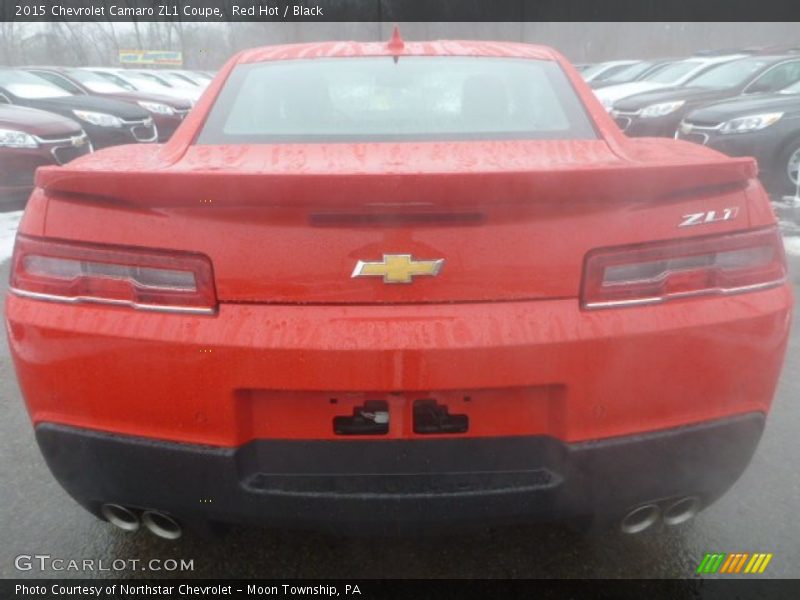 Red Hot / Black 2015 Chevrolet Camaro ZL1 Coupe