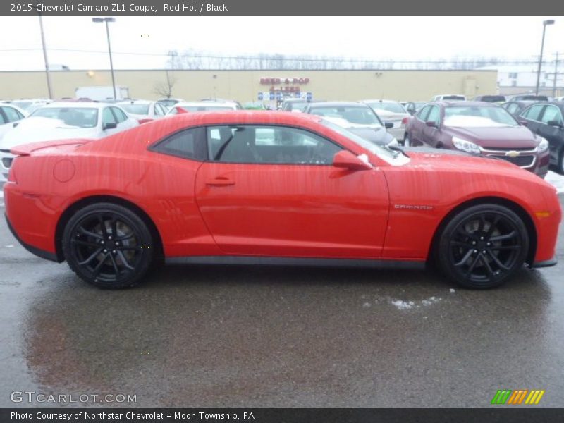 Red Hot / Black 2015 Chevrolet Camaro ZL1 Coupe
