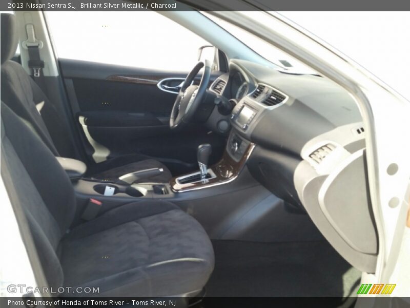 Brilliant Silver Metallic / Charcoal 2013 Nissan Sentra SL