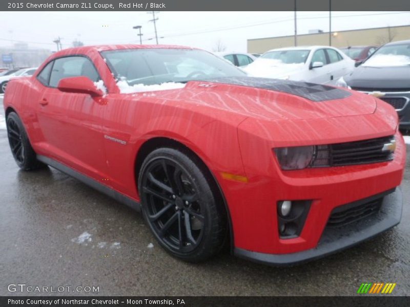 Red Hot / Black 2015 Chevrolet Camaro ZL1 Coupe