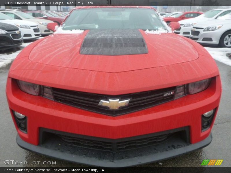 Red Hot / Black 2015 Chevrolet Camaro ZL1 Coupe