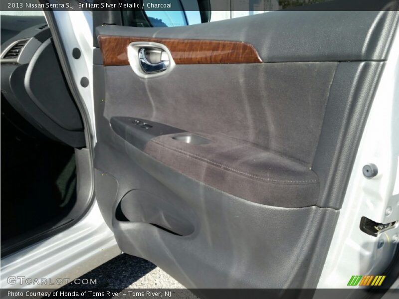 Brilliant Silver Metallic / Charcoal 2013 Nissan Sentra SL