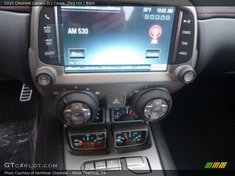 Red Hot / Black 2015 Chevrolet Camaro ZL1 Coupe