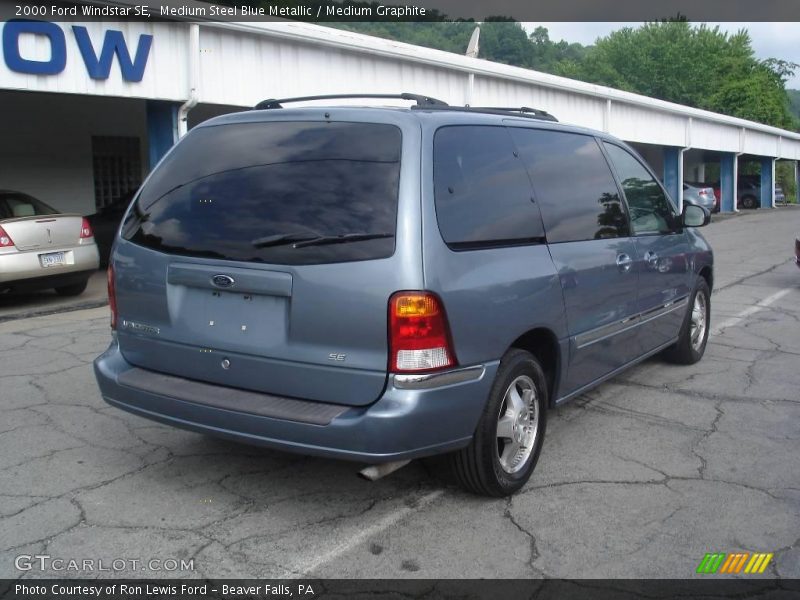Medium Steel Blue Metallic / Medium Graphite 2000 Ford Windstar SE