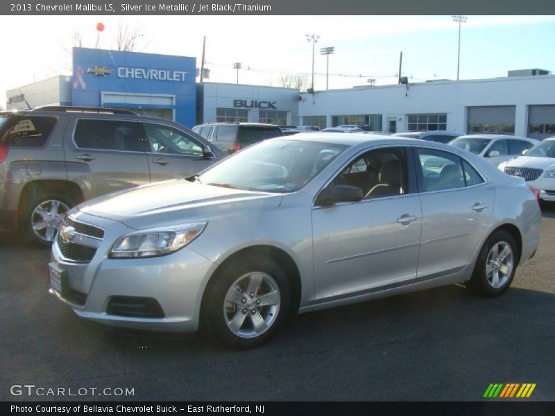 Silver Ice Metallic / Jet Black/Titanium 2013 Chevrolet Malibu LS