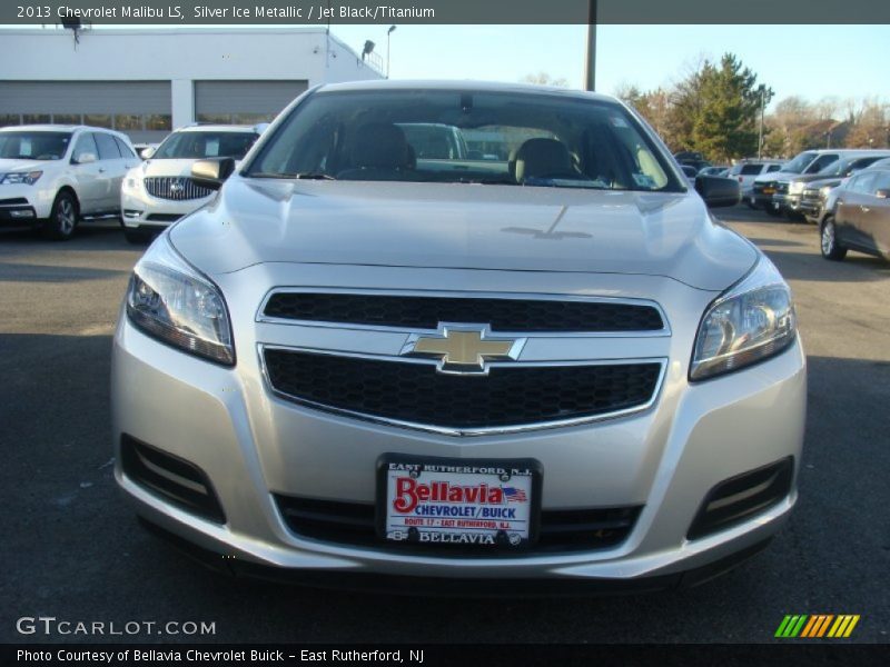 Silver Ice Metallic / Jet Black/Titanium 2013 Chevrolet Malibu LS