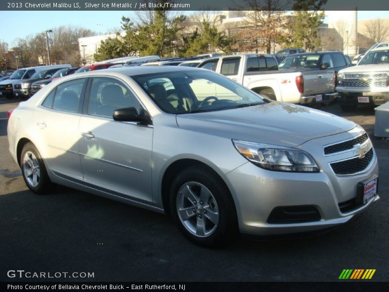 Silver Ice Metallic / Jet Black/Titanium 2013 Chevrolet Malibu LS