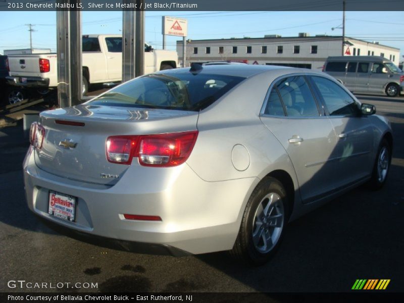 Silver Ice Metallic / Jet Black/Titanium 2013 Chevrolet Malibu LS