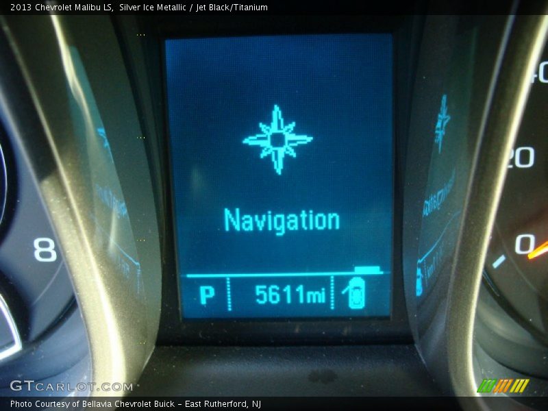 Silver Ice Metallic / Jet Black/Titanium 2013 Chevrolet Malibu LS