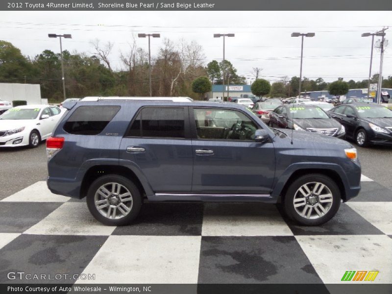Shoreline Blue Pearl / Sand Beige Leather 2012 Toyota 4Runner Limited