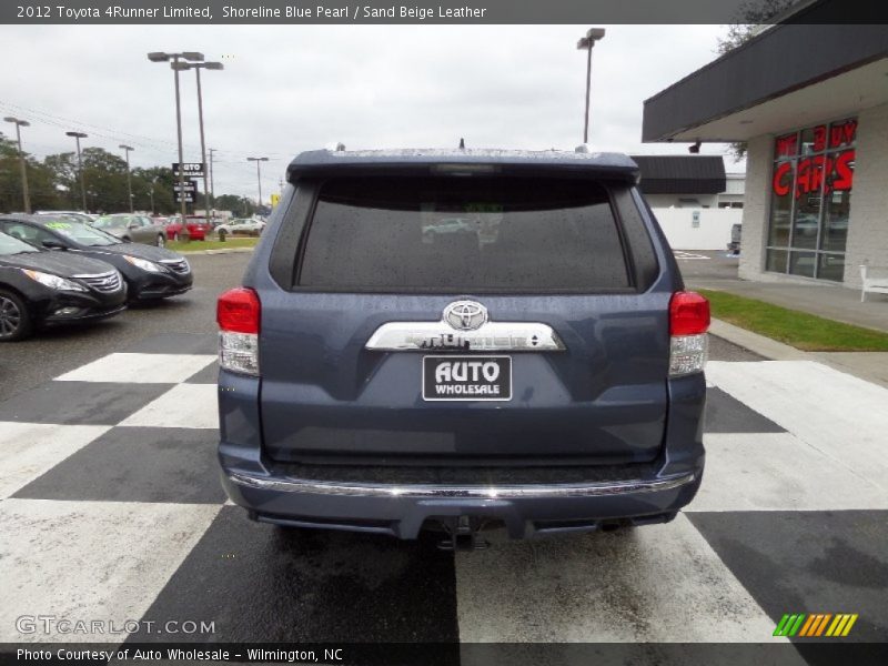 Shoreline Blue Pearl / Sand Beige Leather 2012 Toyota 4Runner Limited