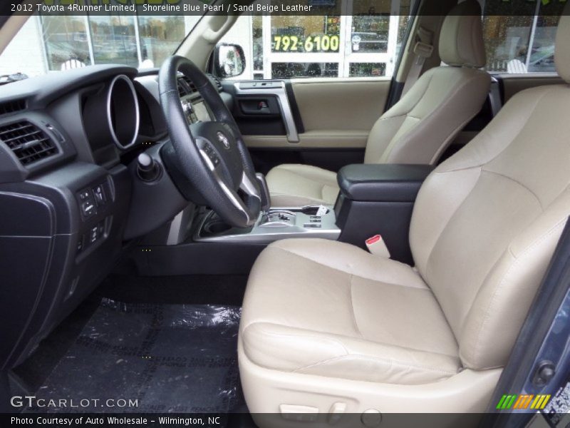 Shoreline Blue Pearl / Sand Beige Leather 2012 Toyota 4Runner Limited