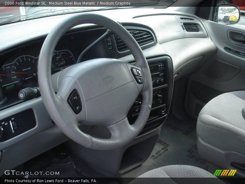 Medium Steel Blue Metallic / Medium Graphite 2000 Ford Windstar SE