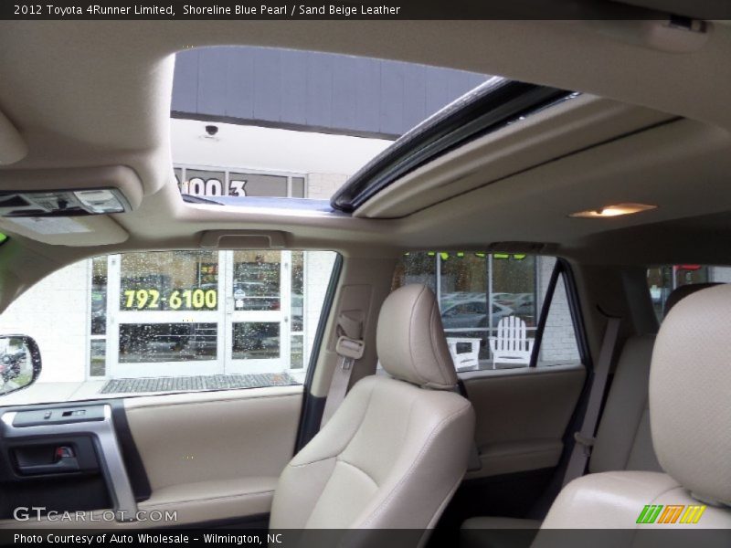 Shoreline Blue Pearl / Sand Beige Leather 2012 Toyota 4Runner Limited