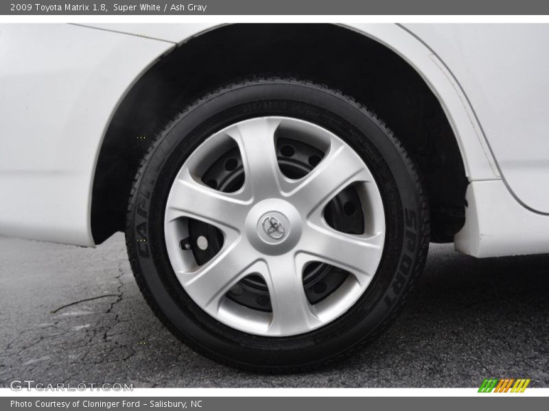 Super White / Ash Gray 2009 Toyota Matrix 1.8