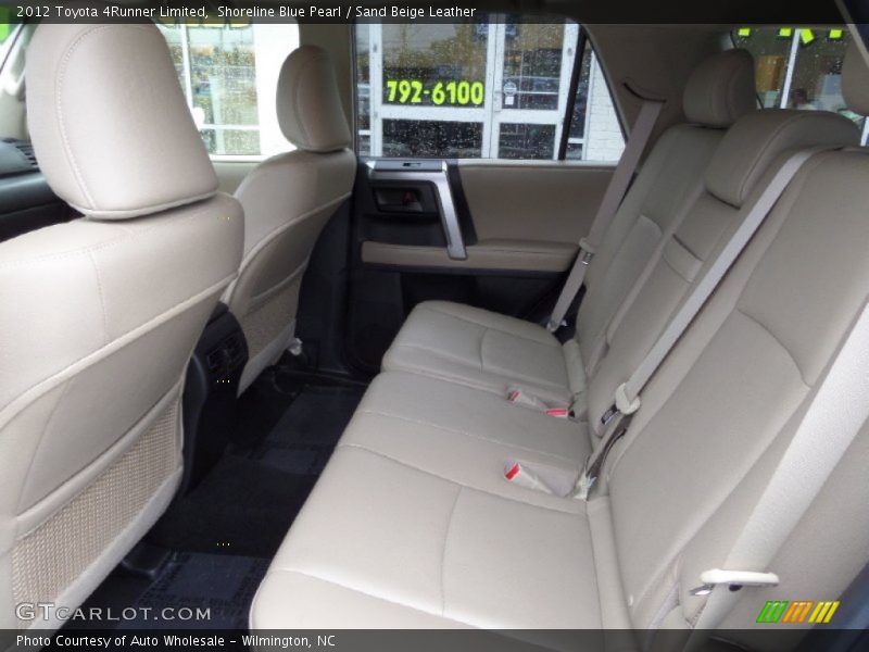 Shoreline Blue Pearl / Sand Beige Leather 2012 Toyota 4Runner Limited