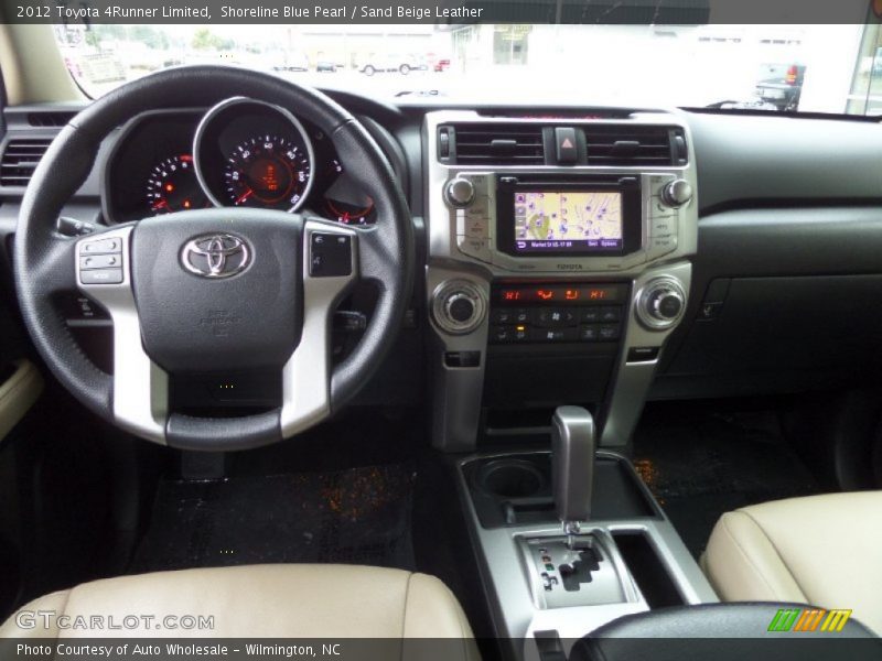 Shoreline Blue Pearl / Sand Beige Leather 2012 Toyota 4Runner Limited