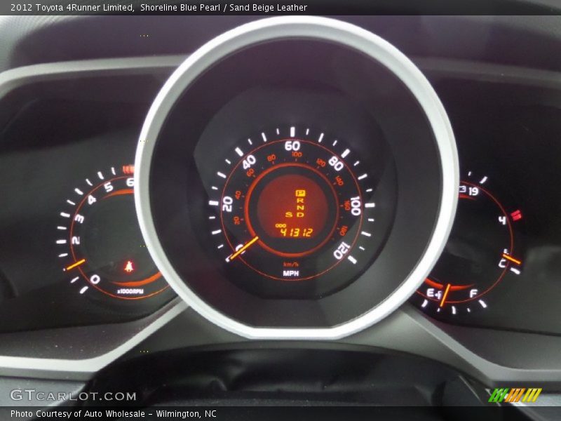 Shoreline Blue Pearl / Sand Beige Leather 2012 Toyota 4Runner Limited