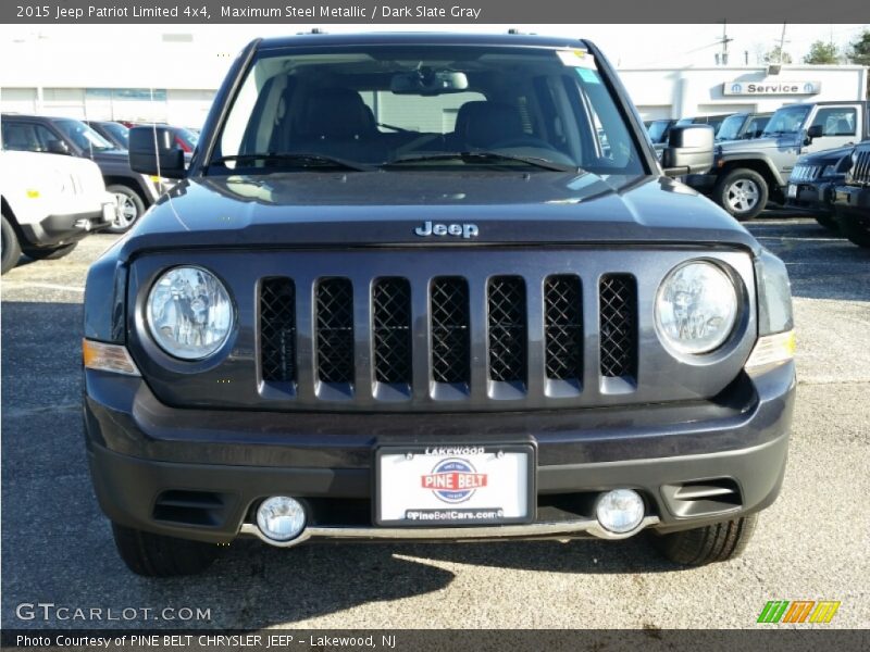 Maximum Steel Metallic / Dark Slate Gray 2015 Jeep Patriot Limited 4x4