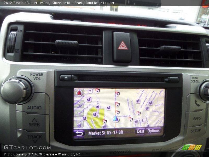 Shoreline Blue Pearl / Sand Beige Leather 2012 Toyota 4Runner Limited