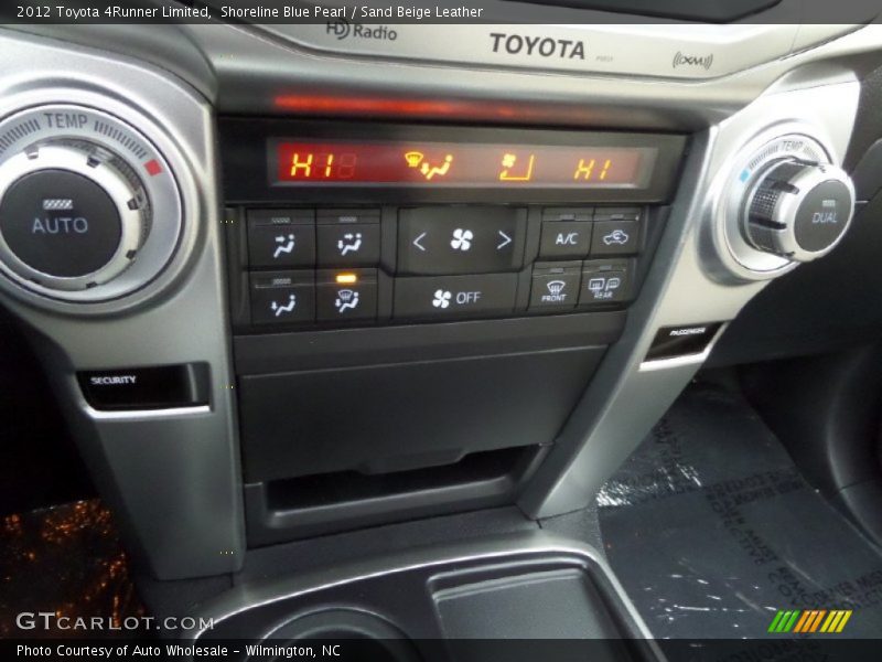Shoreline Blue Pearl / Sand Beige Leather 2012 Toyota 4Runner Limited