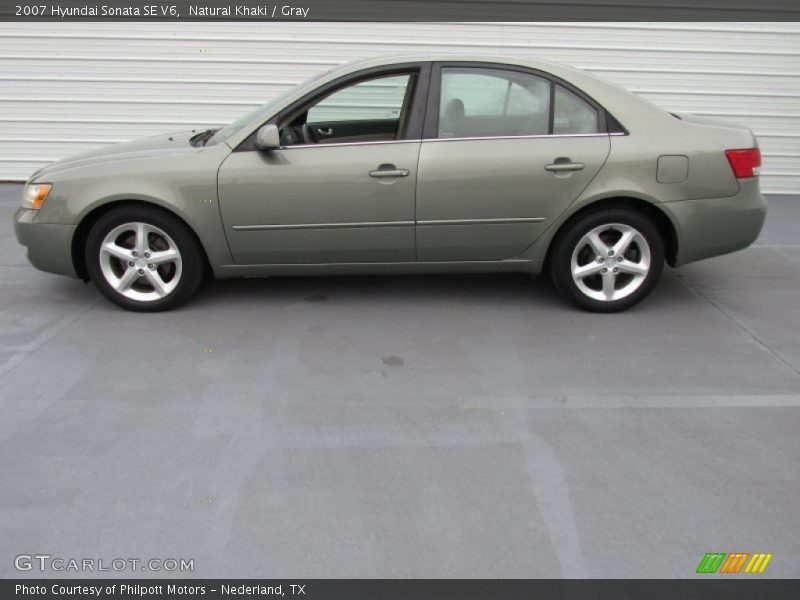 Natural Khaki / Gray 2007 Hyundai Sonata SE V6
