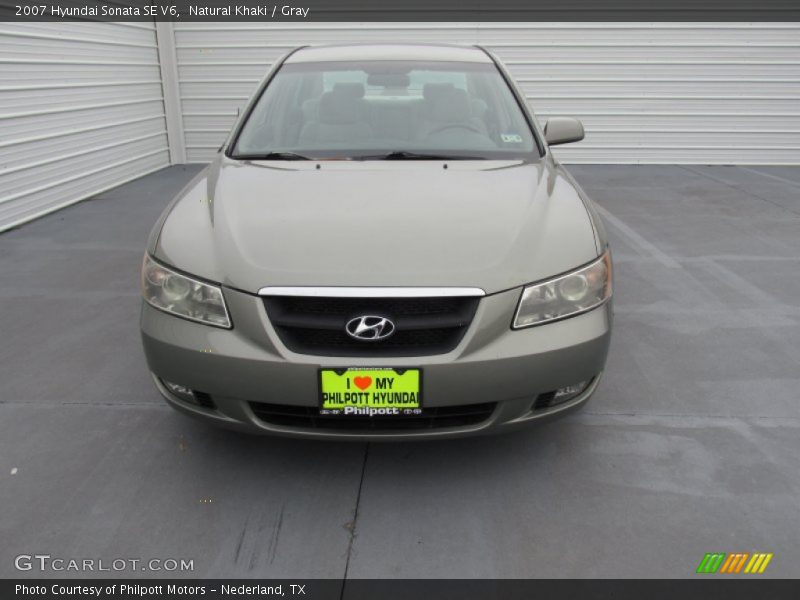 Natural Khaki / Gray 2007 Hyundai Sonata SE V6