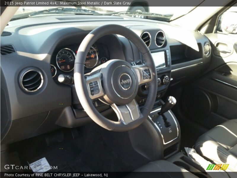 Maximum Steel Metallic / Dark Slate Gray 2015 Jeep Patriot Limited 4x4