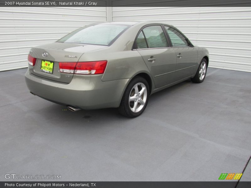 Natural Khaki / Gray 2007 Hyundai Sonata SE V6