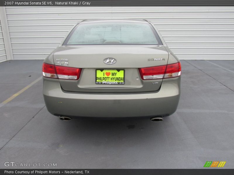 Natural Khaki / Gray 2007 Hyundai Sonata SE V6