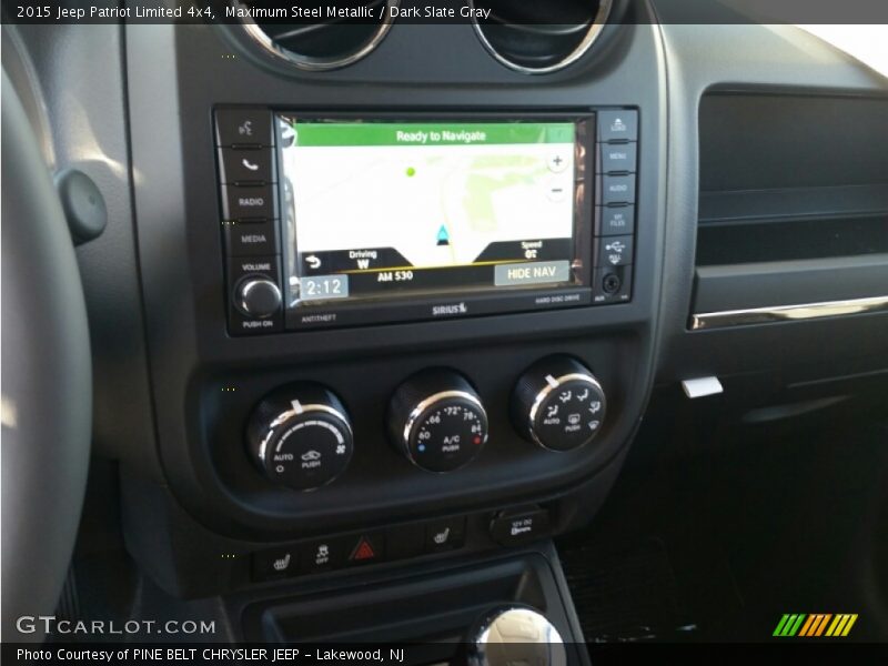 Maximum Steel Metallic / Dark Slate Gray 2015 Jeep Patriot Limited 4x4