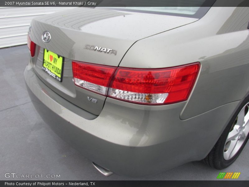 Natural Khaki / Gray 2007 Hyundai Sonata SE V6