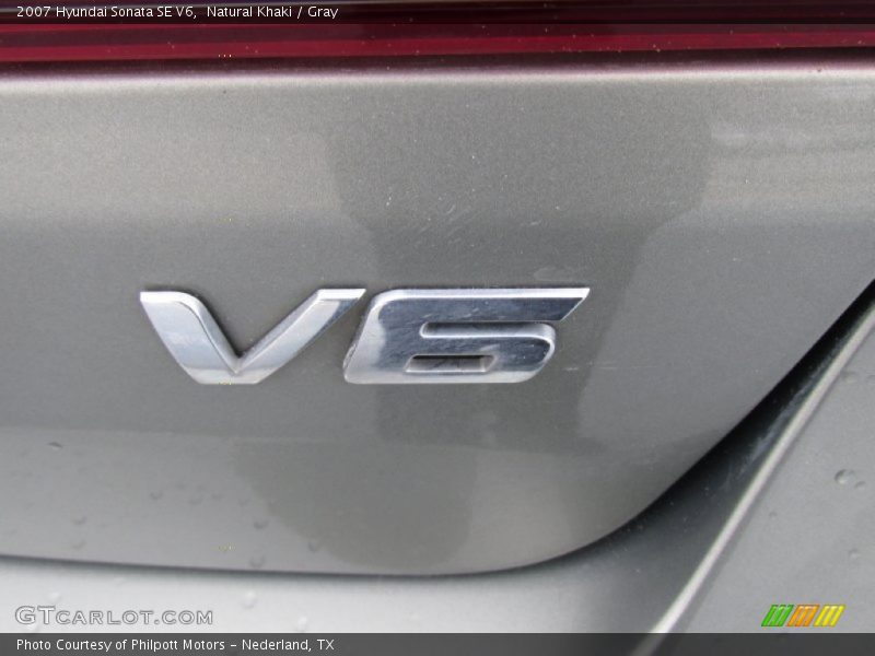 Natural Khaki / Gray 2007 Hyundai Sonata SE V6